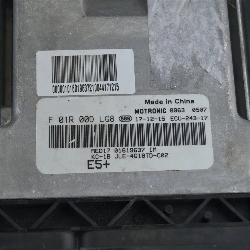 Second Hand Original Car ECM ECU F01R00DLG8 Engine Motor Control Controller Unit Module for Geely Yuanjing Boyue Borui Haoyue
