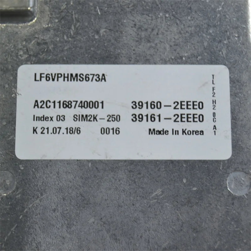 Brand-new Sonata 9 Engine Computer Board Hybrid Elantra K5 ECM K4 K7 KX4 5 7 39161-2EEE0 ECU Control Module -2EEK0