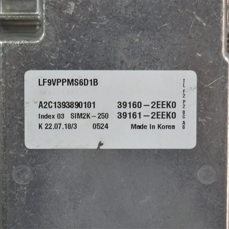 Brand-new Sonata 9 Engine Computer Board Hybrid Elantra K5 ECM K4 K7 KX4 5 7 39161-2EEE0 ECU Control Module -2EEK0