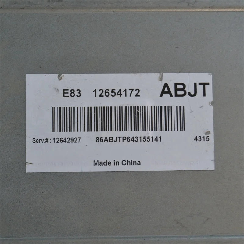 Dismantling Parts Engine Computer Board Malibu Cruze Excelle GT Aveo Epica GL8 E83 12654172 ECU E37 12637797